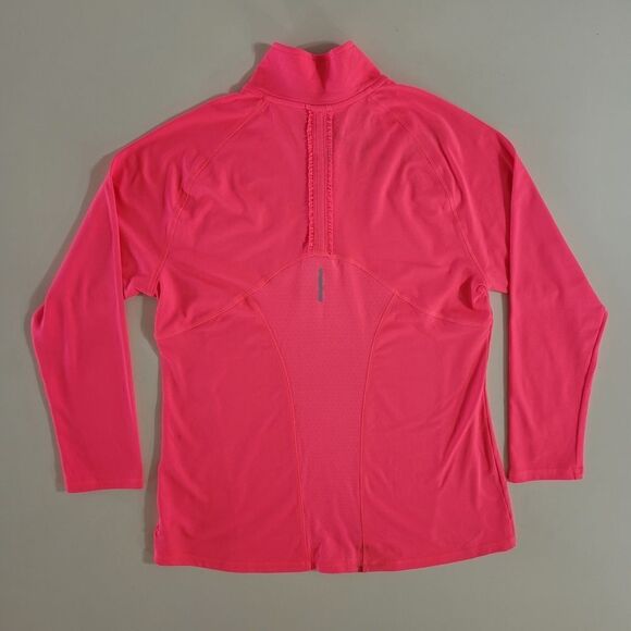 Champion Women's C9™ Quarter Zip Neon Orange Pullover Jacket - Picture 12 of 14